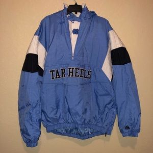 UNC Majestic vintage 90s puffer jacket